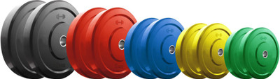 

Headly 45 KG RUBBER WEIGHT COLOURED Home Gym Kit