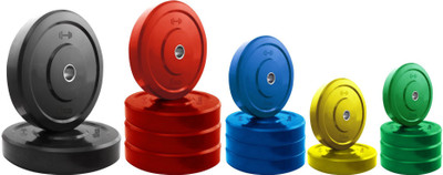 

Headly 65 KG RUBBER WEIGHT COLOURED Home Gym Kit