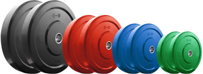 

Headly 40 KG RUBBER WEIGHT COLOURED Home Gym Kit