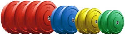 

Headly 35 KG RUBBER WEIGHT COLOURED Home Gym Kit