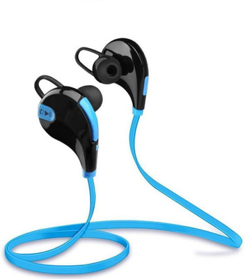 JMR Q7 Jogger Bluetooth Headset with Mic(Blue, In the Ear)