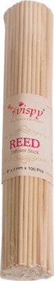 

VISPY THE SCENT OF PEACE REEC12546 RATTAN STICKS, REED DIFFUSER STICKS Agarbattis(100 Units)