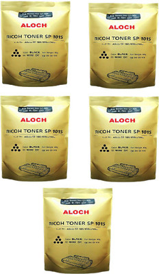 

Aloch For Ricoh SP 100,SP 200 ,SP 300 Pouch - Pack Of 5 Single Color Ink Toner(Black)