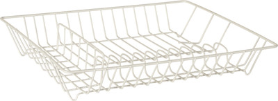 

Howards Dish Drainer Small White Steel Kitchen Rack(White)
