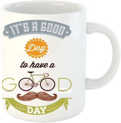

The Brand Makerz coffee TBM (18) Ceramic Mug(325 ml), Multicolor