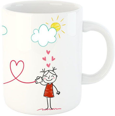 

The Brand Makerz coffee TBM (42) Ceramic Mug(325 ml), Multicolor