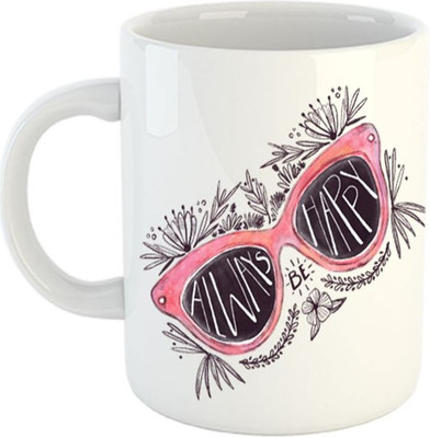 

The Brand Makerz coffee TBM (62) Ceramic Mug(325 ml), Multicolor