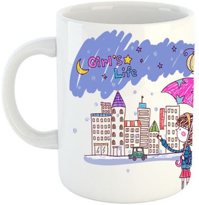 

The Brand Makerz coffee TBM (28) Ceramic Mug(325 ml), Multicolor