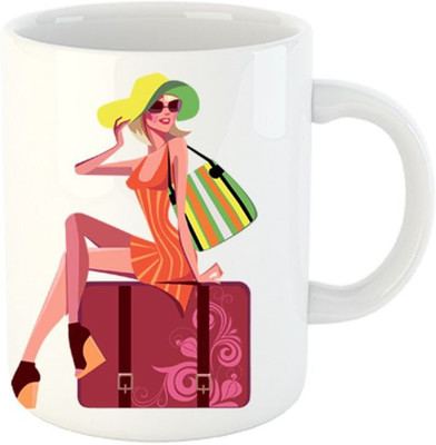 

The Brand Makerz coffee TBM (97) Ceramic Mug(325 ml), Multicolor