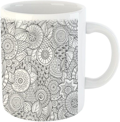 

The Brand Makerz coffee TBM (83) Ceramic Mug(325 ml), Multicolor