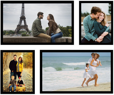 

Swadesi Stuff MDF Photo Frame(Black, 4 Photos)