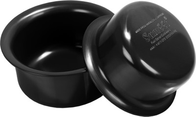 

sumeet 3mm Hard Anodised No. 11 - 1.4 Ltr No. 12 1.8 Ltr TOPE Pot 1.8 L(Hard Anodised, Non-stick), Black