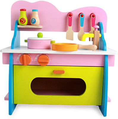

Montez Wooden Kitchen Set Puzzle Toy for kids