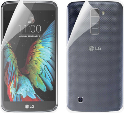 Case Creation Front and Back Screen Guard for LG K10 Dual Sim(Pack of 2)