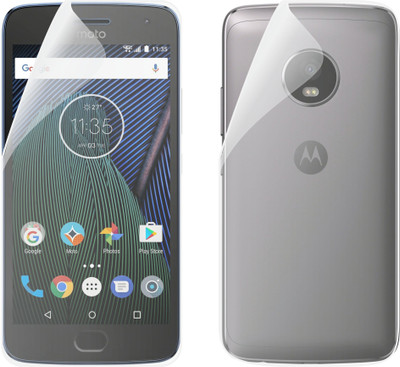 CASE CREATION Front and Back Screen Guard for Motorola Moto G5 Plus(Pack of 2)
