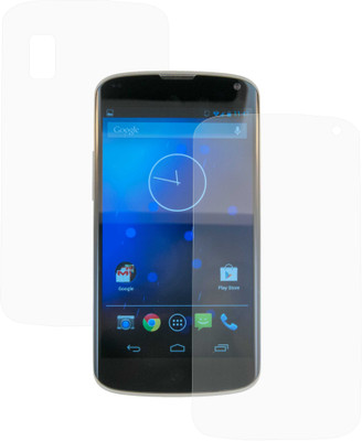 Case Creation Front and Back Screen Guard for LG Google Nexus 4 E960(Pack of 2)