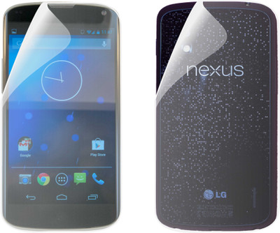 Case Creation Front and Back Screen Guard for LG Google Nexus 4 E960(Pack of 2)