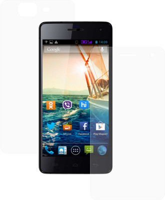 CASE CREATION Front and Back Screen Guard for Micromax Canvas Knight A350(Pack of 2)