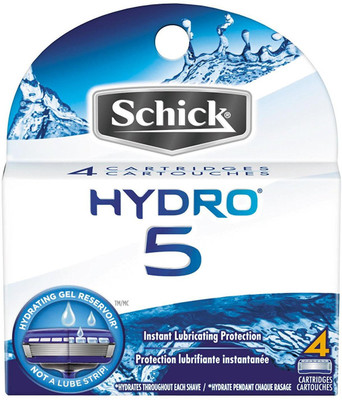

Schick Hydro 5 Razor Blade Refills for Men(Pack of 4)