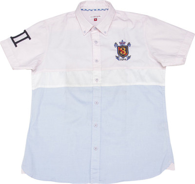 

US Polo Kids Boys Solid Casual Pink Shirt, Lt. pink