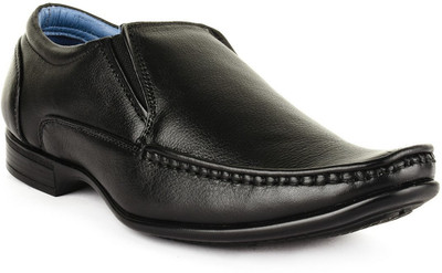 

Buckle Up Formal Leather Shoes Slip On For Men(Black