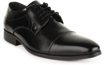 

Buckle Up Formal Leather Shoes Lace Up For Men(Black