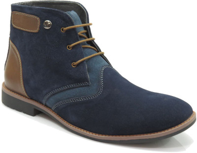 

John Hupper Premium Casuals JH:BL:4333 Boots For Men(Multicolor, Blue