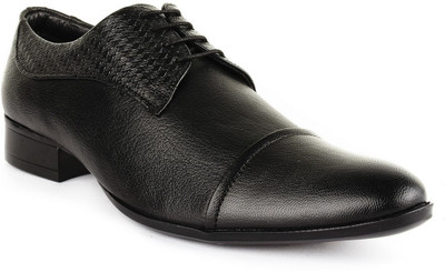 

Buckle Up Formal Leather Shoes Lace Up For Men(Black
