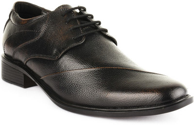 

Buckle Up Formal Leather Shoes Lace Up For Men(Brown