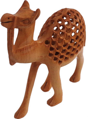 

LAVANSHI 5" kadamba wood camel idol Decorative Showpiece - 13 cm(Wooden, Brown)