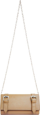 

Anglopanglo Women Evening/Party Khaki PU Sling Bag