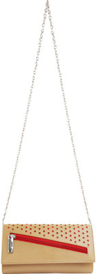

I Define You Women Evening/Party Khaki PU Sling Bag