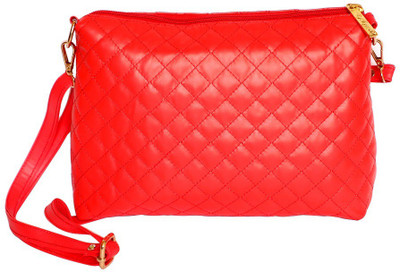 

NAVANSU Women Casual Red PU Sling Bag