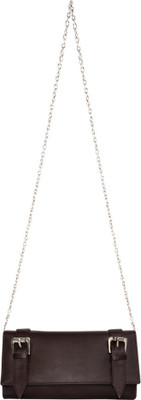 

Anglopanglo Women Evening/Party Brown PU Sling Bag