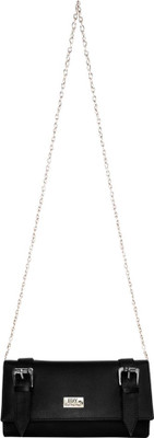 

I Define You Women Evening/Party Black PU Sling Bag