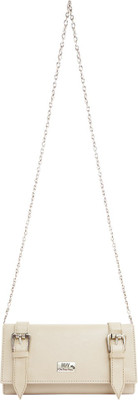 

I Define You Women Evening/Party Beige PU Sling Bag