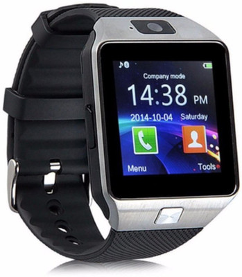 

Koloredge DZ09 Bluetooth Touch Screen for Android with Sim Card Slot Silver Smartwatch(Silver Strap Free Size)