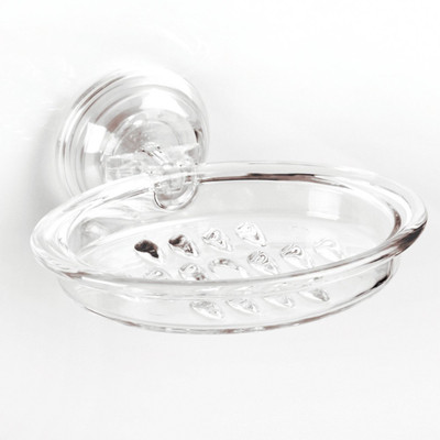 

InterDesign PowerLock Soap Dish(Clear)