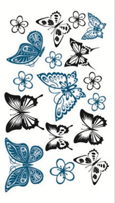 

Savii Arm Hand Wrist Tattoo(Butterfly, Flower)