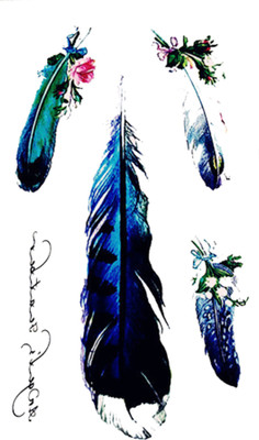 

Savii Arm Hand Wrist Tattoo(Feather)