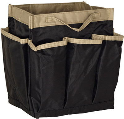 

Howards Handbag Organizer Insert Travel Pouch with Zip Large Black/Natural Travel Toiletry Kit(Black)