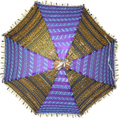 

Lal Haveli Rajasthani Handmade Umbrella(Multicolor)