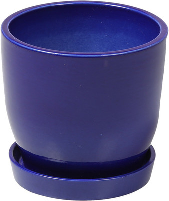 

DECARDO Ceramic Vase(6 inch, Blue)