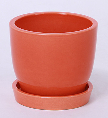 

DECARDO Ceramic Vase(11 inch, Orange)