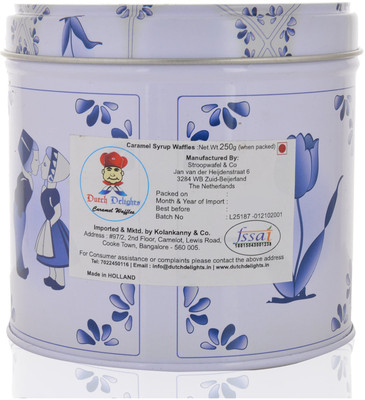 

Dutch Delights Stroopwafel Tin Waffles(250 g)