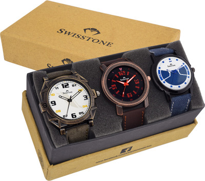 

SWISSTONE CMB-76G-126A-615B Watch - For Men