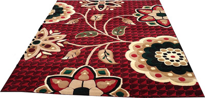 

Naz Carpet Red Acrylic Carpet(180 cm X 240 cm)