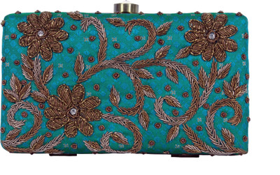 

Lajos Party Blue Clutch