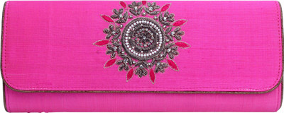 

Lajos Casual Pink Clutch