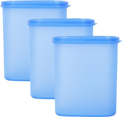

Mahaware Microwaveable Space Saver 3PC - 1800 L Plastic Grocery Container(Pack of 3, Blue)